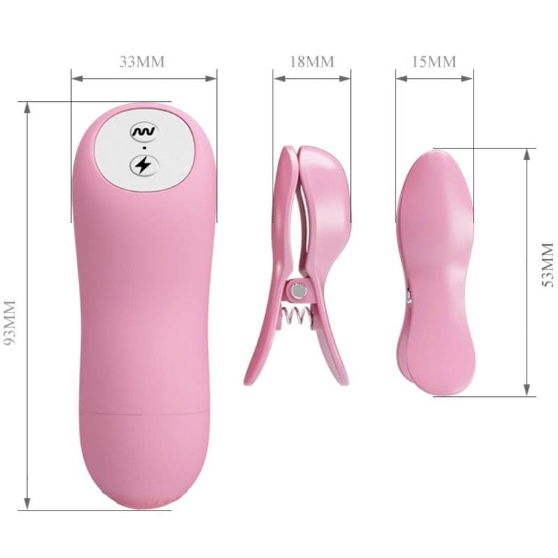 BAILE - ROMANTIC WAVE TWEEZERS WITH VIBRATION AND ELECTROSHOCK thumb 3