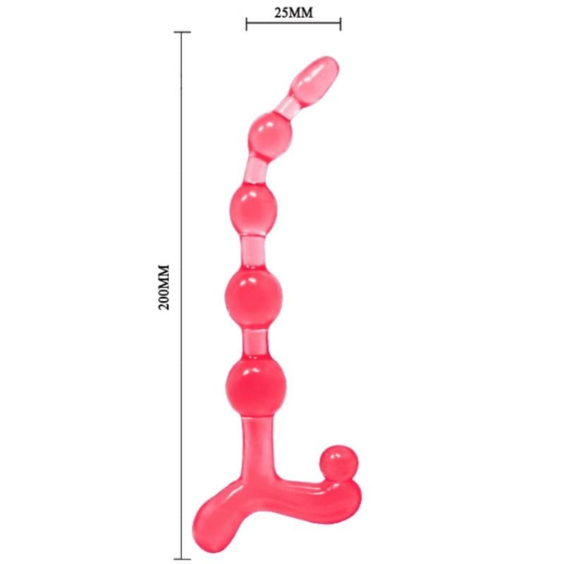 BAILE - BENDY TWIST RED ANAL BALLS thumb 5