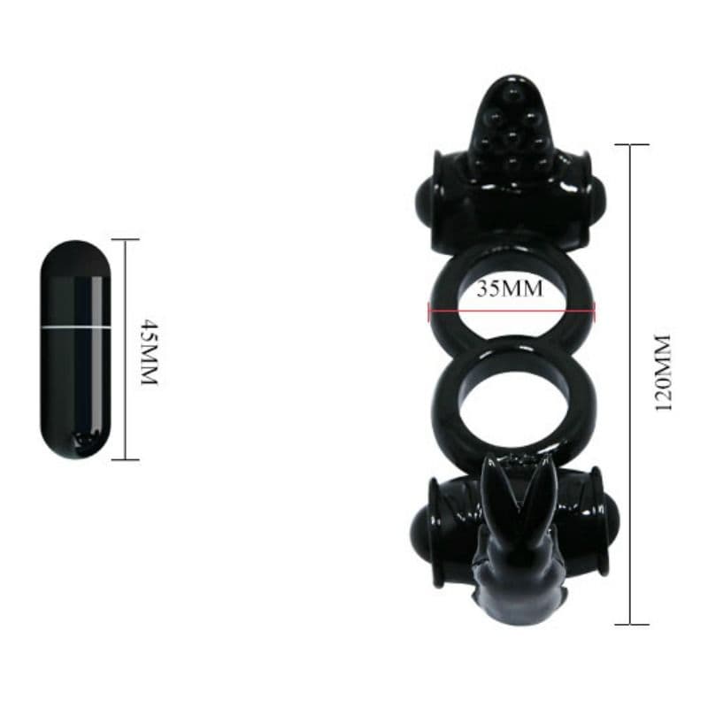 BAILE - SWEET RING DOUBLE RING WITH DOUBLE RABBIT thumb 3