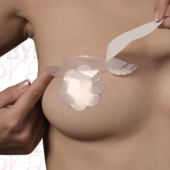 BYE-BRA - BREASTS ENHANCER + NIPPLE COVERS SILK CUP F/H thumb 6