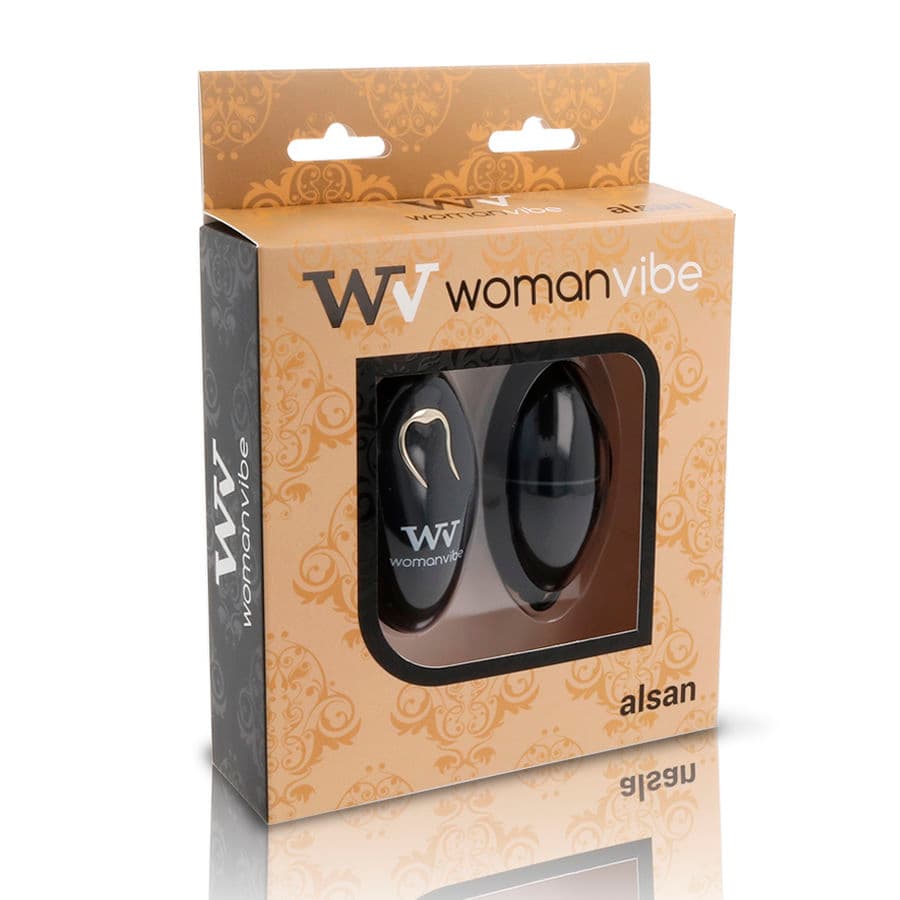 WOMANVIBE - ALSAN EGG REMOTE CONTROL BLACK SILICONE BLACK thumb 2