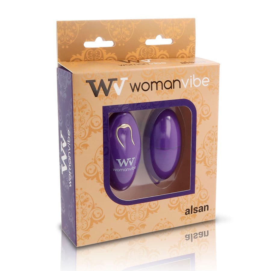 WOMANVIBE - ALSAN SILICONE REMOTE CONTROL EGG PURPLE thumb 2