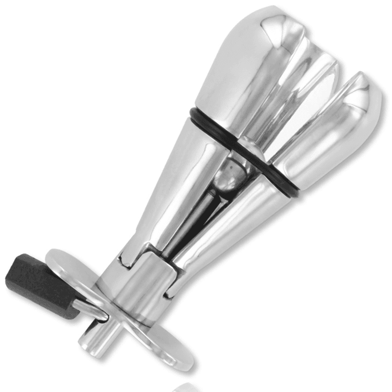 METAL HARD - METAL ANAL PLUG WITH LOCK thumb 2