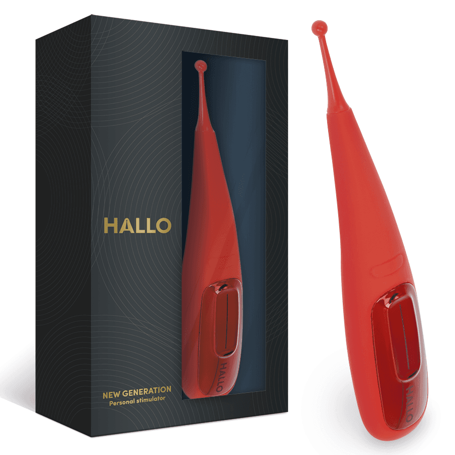 HALLO - FOCUS VIBRATOR RED thumb 4