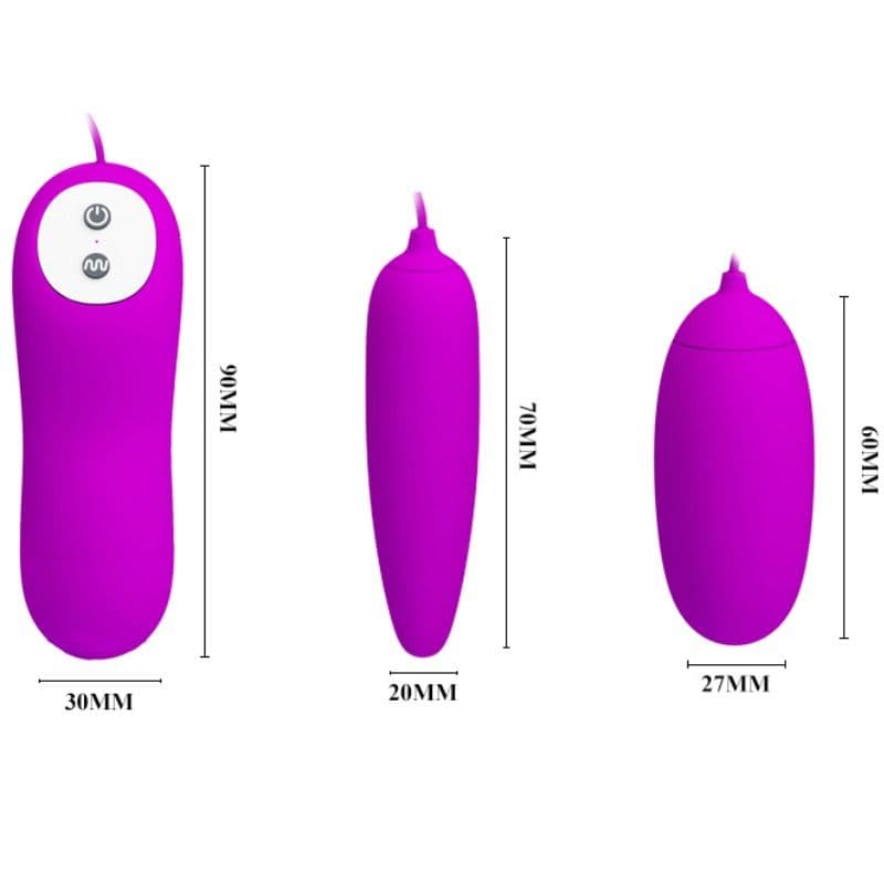 PRETTY LOVE - IRMA DOUBLE VIBRATING EGG thumb 3