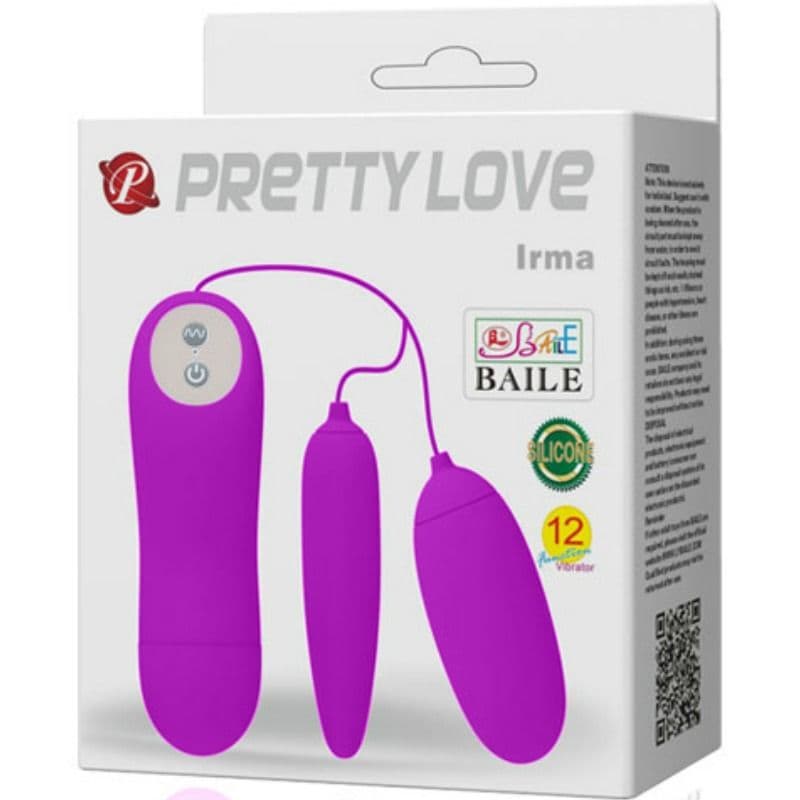 PRETTY LOVE - IRMA DOUBLE VIBRATING EGG thumb 6