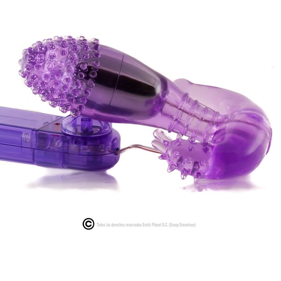 BAILE - LILAC VAGINAL AND ANAL STIMULATOR WITH VIBRATION thumb 3