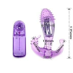 BAILE - VAGINAL AND ANAL STIMULATOR WITH VIBRATION thumb 4