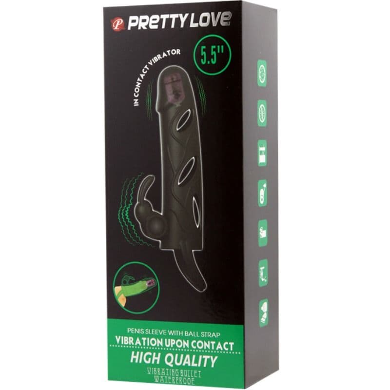 PRETTY LOVE - SILICONE COVER WITH VIBRATION 14 CM 2.0 thumb 8