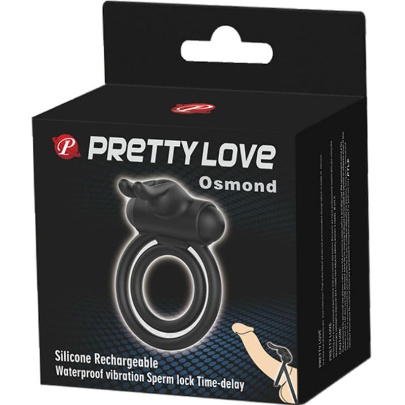 PRETTY LOVE - OSMOND SILICONE VIBRATOR RING thumb 7