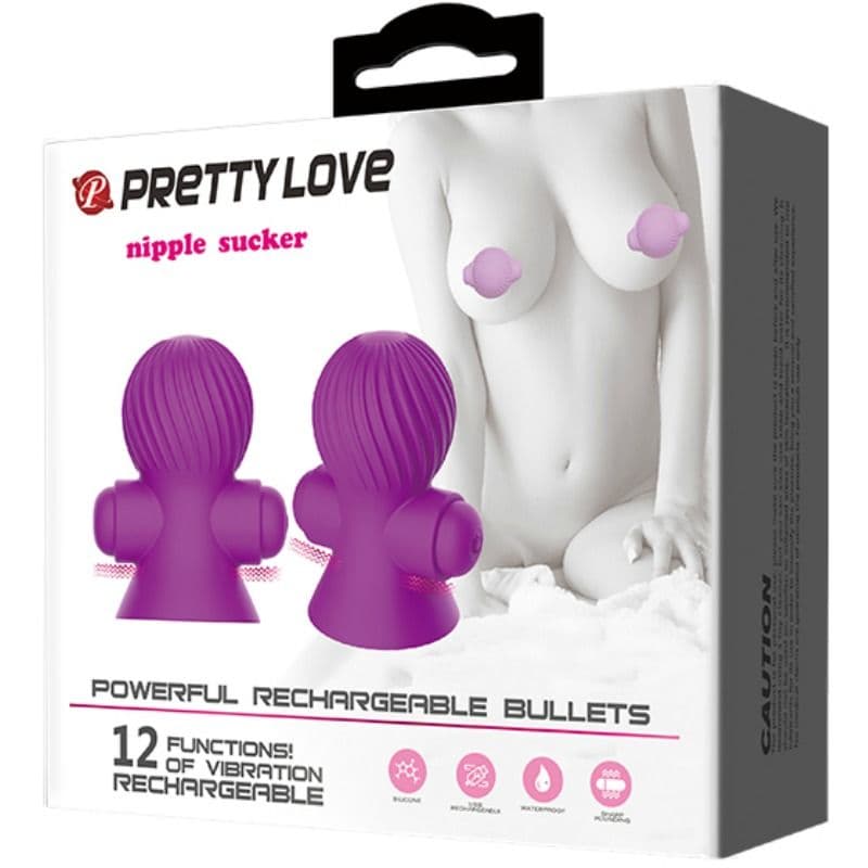 PRETTY LOVE - NIPPLE STIMULATORS 12M LILAC VIBRATION thumb 8