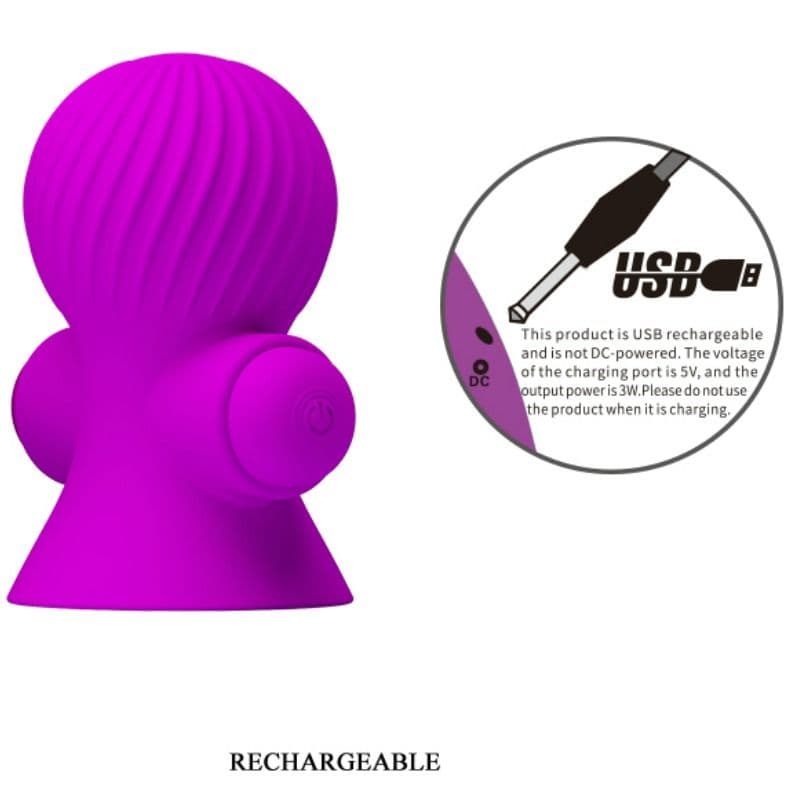 PRETTY LOVE - NIPPLE STIMULATORS 12M LILAC VIBRATION thumb 5