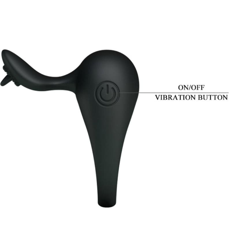 PRETTY LOVE - VIBRATING RING WITH TONGUE thumb 3