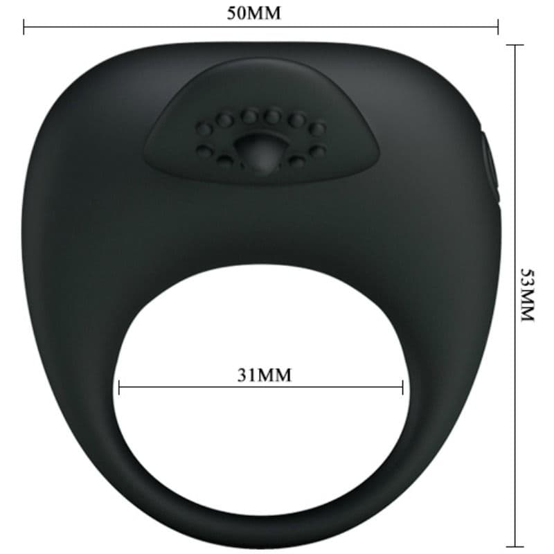 PRETTY LOVE - VIBRATING RING WITH TONGUE thumb 5