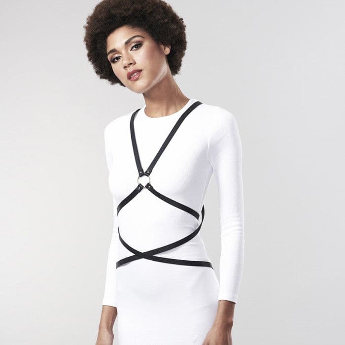 BIJOUX INDISCRETS MAZE - MULTI-WAY HARNESS BLACK thumb 3