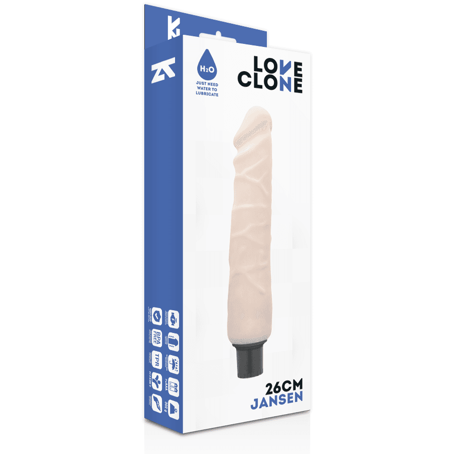 LOVECLONE - JANSEN SELF LUBRICATION VIBRATOR 26 CM -O- 4.2 CM thumb 4