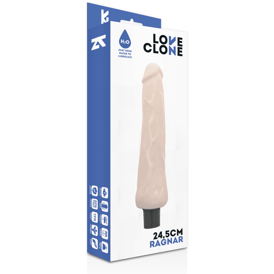 LOVECLONE - RAGNAR SELF LUBRICATION VIBRATOR 24.5 CM -O- 3.5 CM thumb 4