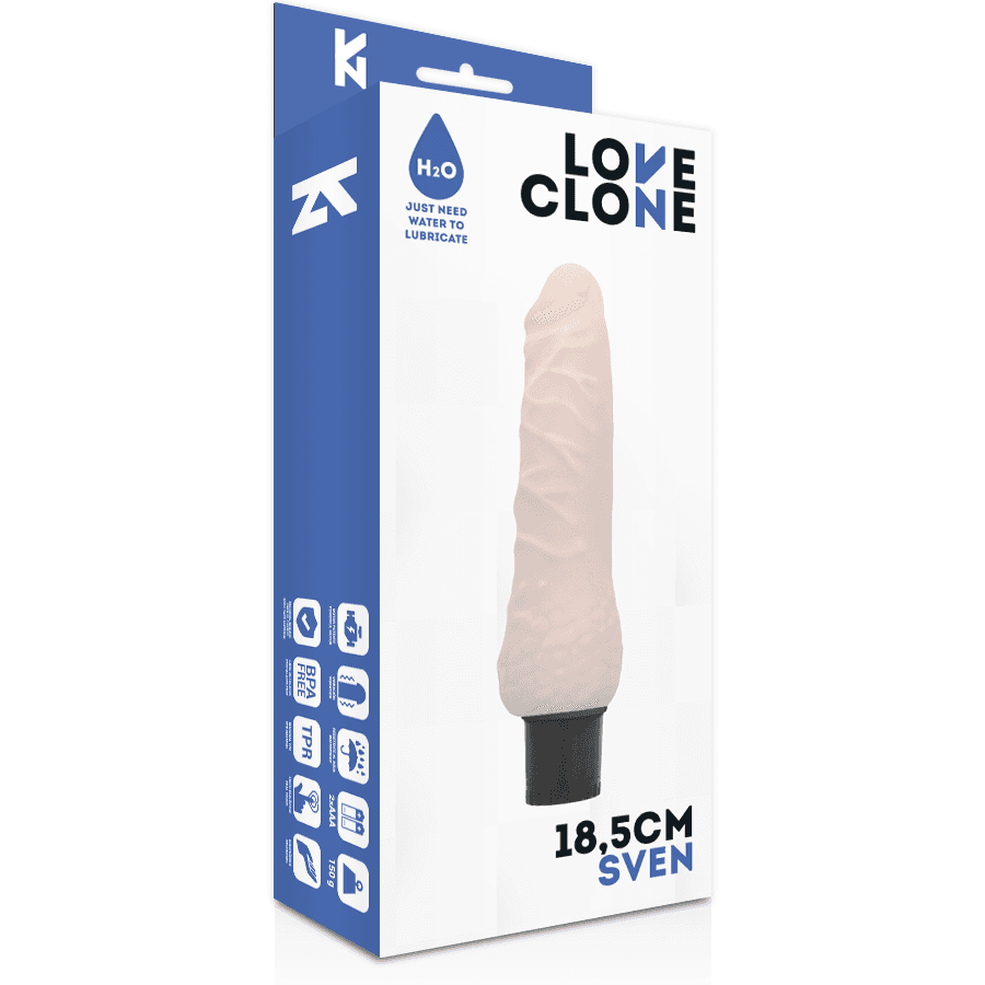 LOVECLONE - SVEN SELF LUBRICATION VIBRATOR 18.5 CM -O- 3.3 CM thumb 4