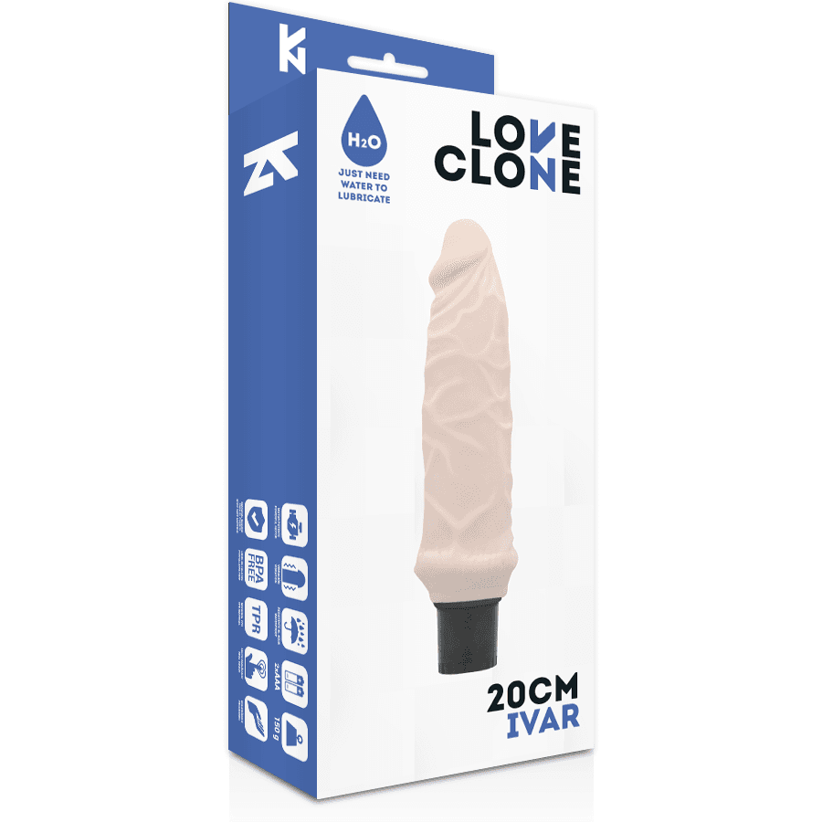 LOVECLONE - IVAR SELF LUBRICATION VIBRATOR 20 CM -O- 3.7 CM thumb 4