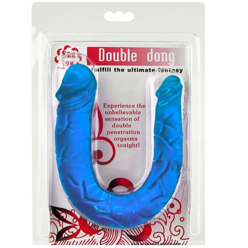 BAILE - DOUBLE DONG DOUBLE DILDO BLUE thumb 2