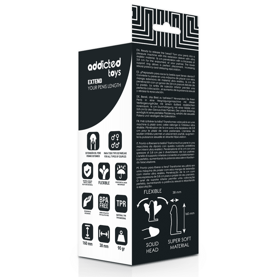 ADDICTED TOYS - EXTEND YOUR PENIS 16 CM thumb 4