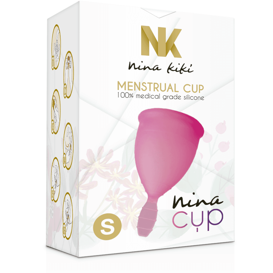 NINA KIKÍ - MENSTRUAL CUP PINK - SIZE S thumb 6