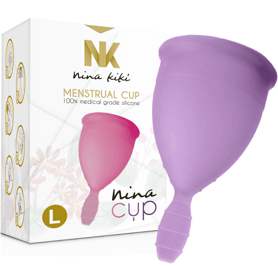 NINA KIKÍ - MENSTRUAL CUP PURPLE - SIZE L thumb 4