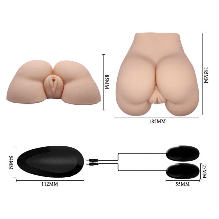 CRAZY BULL - REALISTIC VAGINA AND ANUS WITH VIBRATION POSITION 5 thumb 14