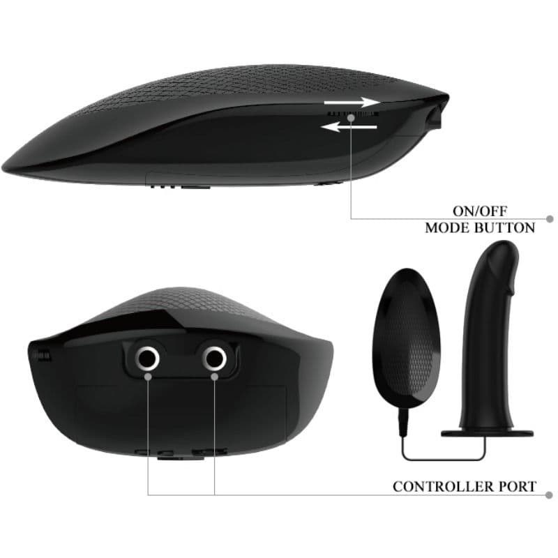 PRETTY LOVE - MARVIN STRAP ON WITH VIBRATION AND HOLLOW DILDO thumb 3