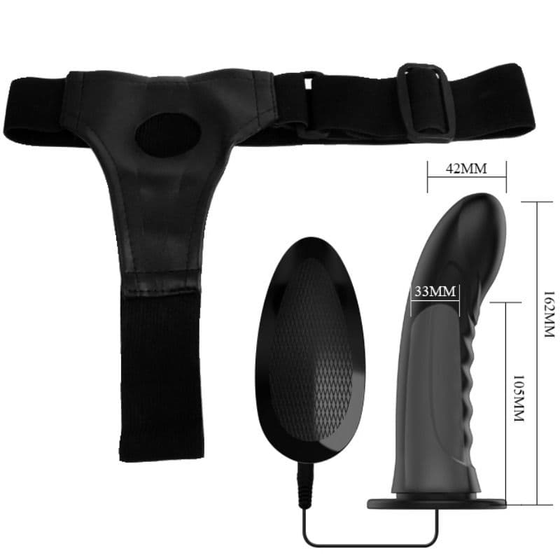PRETTY LOVE - MARVIN STRAP ON WITH VIBRATION AND HOLLOW DILDO thumb 5