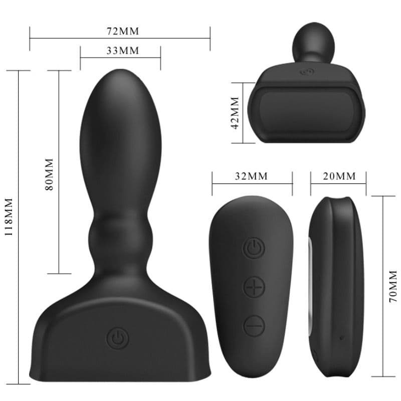 PRETTY LOVE - MARRIEL PROSTATIC VIBRATOR AND INFLATABLE thumb 3