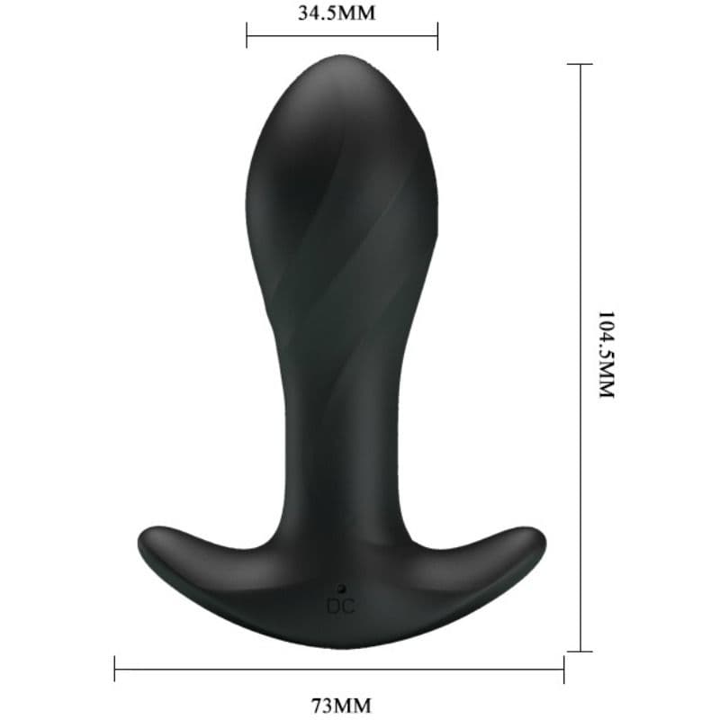 PRETTY LOVE - BLACK ANAL VIBRATOR thumb 2