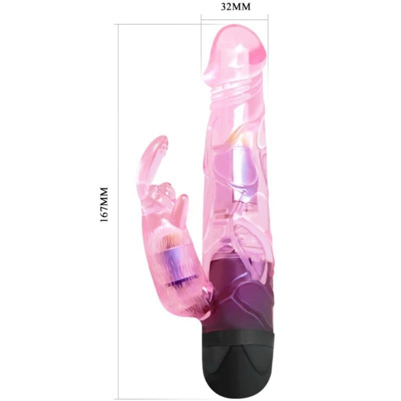 BAILE - GIVE YOU LOVER VIBRATOR WITH PINK RABBIT thumb 4