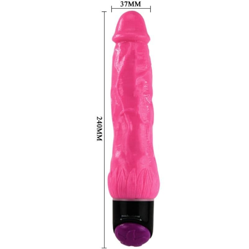 BAILE - COLORFUL SEX LILAC REALISTIC VIBRATOR 24 CM thumb 4