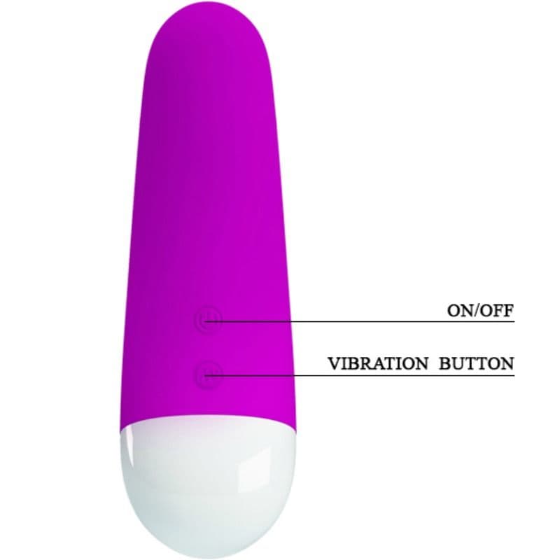 PRETTY LOVE - LUTHER MINI VIBRATOR 30 VIBRATION MODES thumb 4