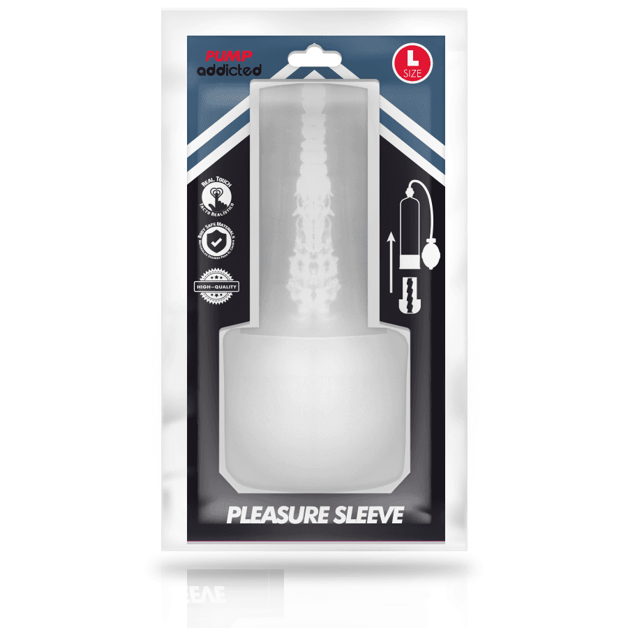 PUMP ADDICTED - PLEASURE SLEEVE MASTUBADOR SIZE L thumb 3