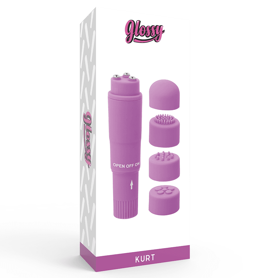 GLOSSY - KURT POCKET MASSAGER PURPLE thumb 4