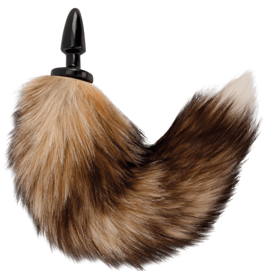 DARKNESS - NATURAL TAIL WITH SILICONE ANAL PLUG 10 CM thumb 2