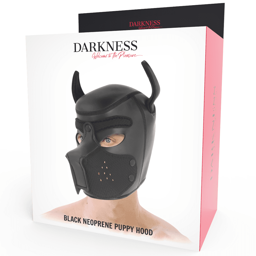 DARKNESS - NEOPRENE DOG MASK WITH REMOVABLE MUZZLE M thumb 6