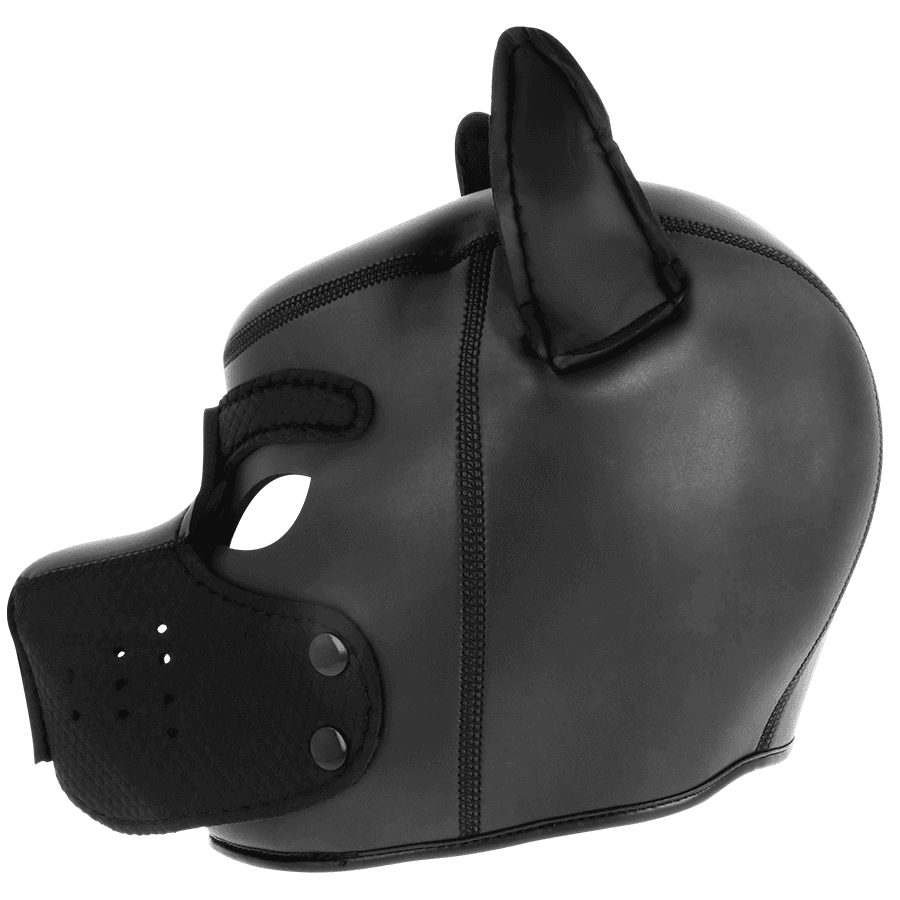 DARKNESS - NEOPRENE DOG MASK WITH REMOVABLE MUZZLE M thumb 2