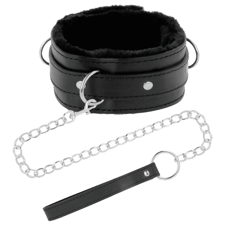 DARKNESS - COMFORTABLE POSTURE NECKLACE WITH LEATHER CHAIN thumb 2