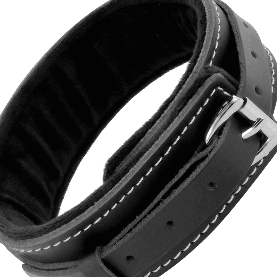 DARKNESS - HIGH QUALITY LEATHER NECKLACE WITH LEASH thumb 4