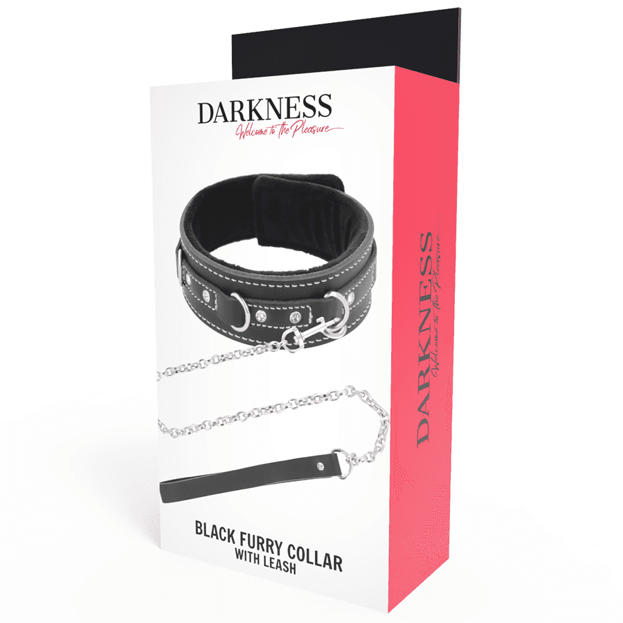 DARKNESS - HIGH QUALITY LEATHER NECKLACE WITH LEASH thumb 5