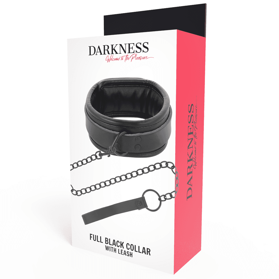 DARKNESS - BLACK NECKLACE WITH CHAIN thumb 5
