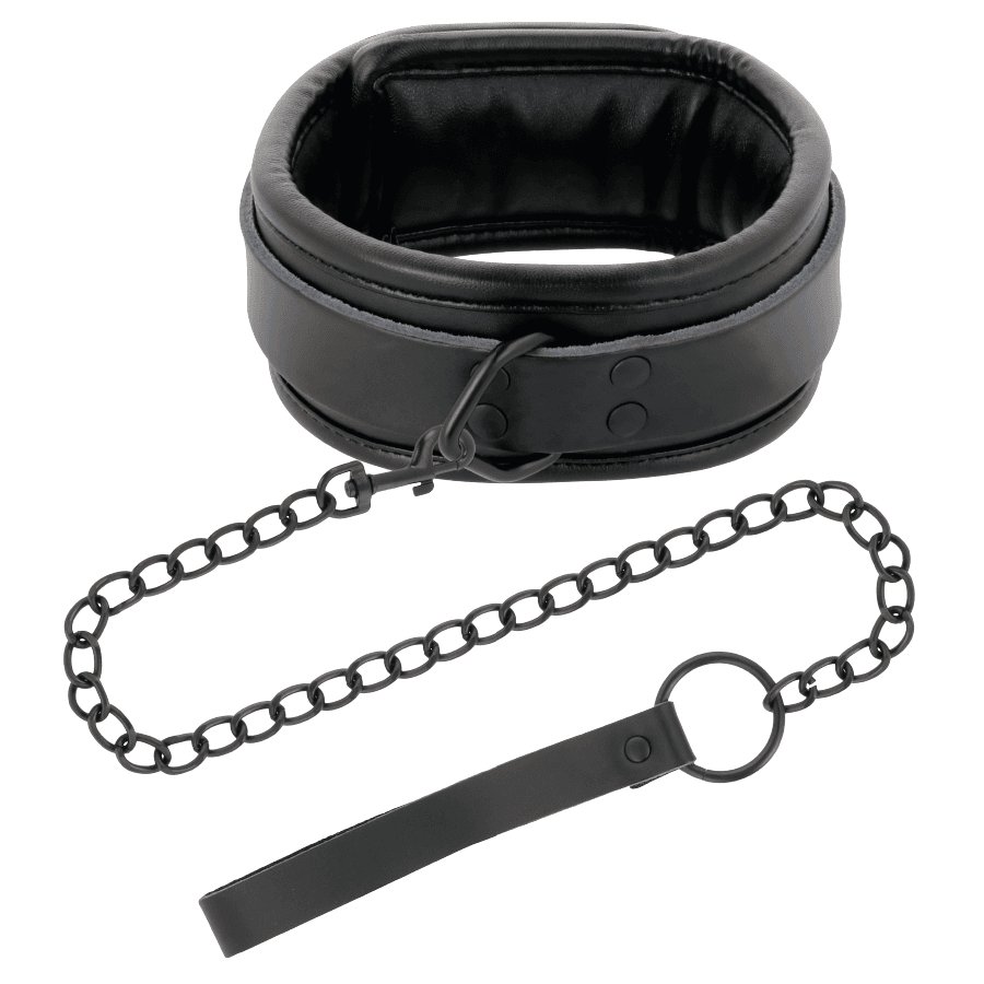 DARKNESS - BLACK NECKLACE WITH CHAIN thumb 2