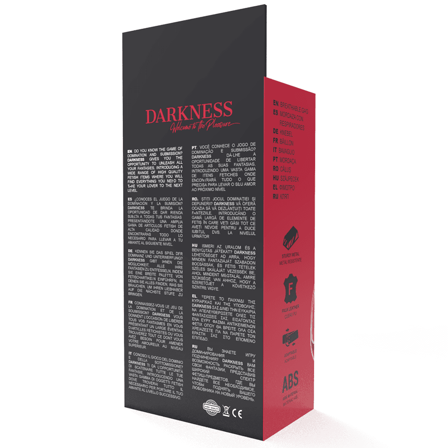 DARKNESS - RED BREATHABLE GAG thumb 5
