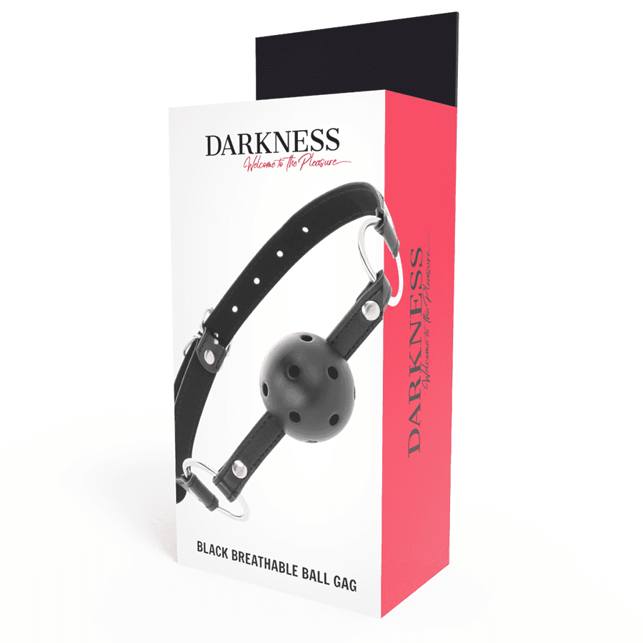 DARKNESS - BLACK BREATHABLE GAG thumb 4