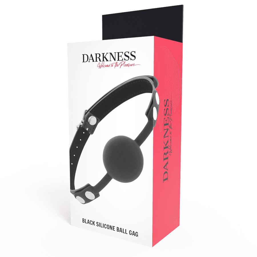 DARKNESS - BLACK SILICONE GAG thumb 4