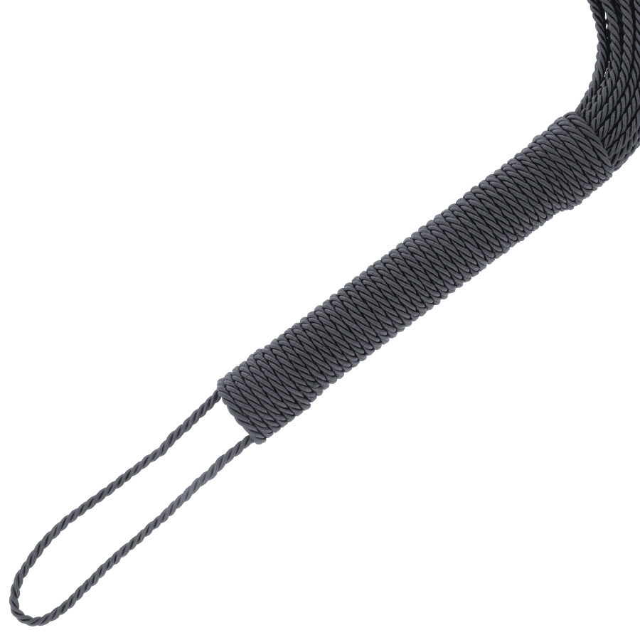 DARKNESS - BLACK BONDAGE WHIP 50CM thumb 2