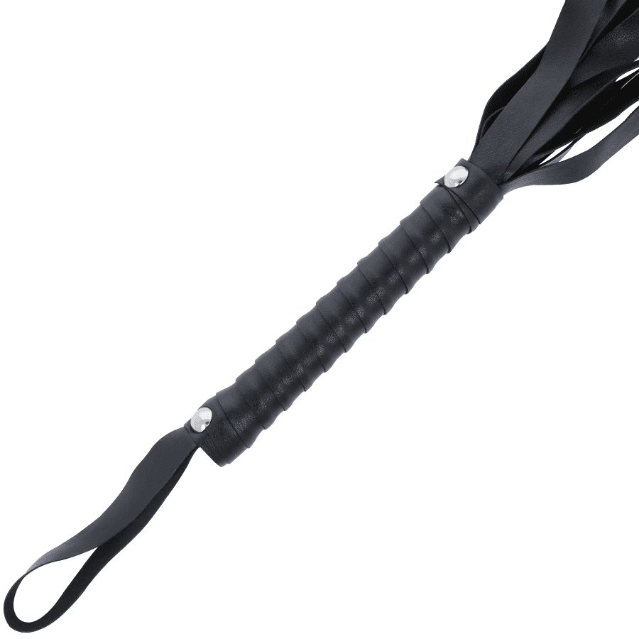 DARKNESS - BLACK BONDAGE WHIP 51 CM thumb 2